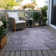 Machine Washable Indoor/Outdoor Xhevrie Purple Rug
