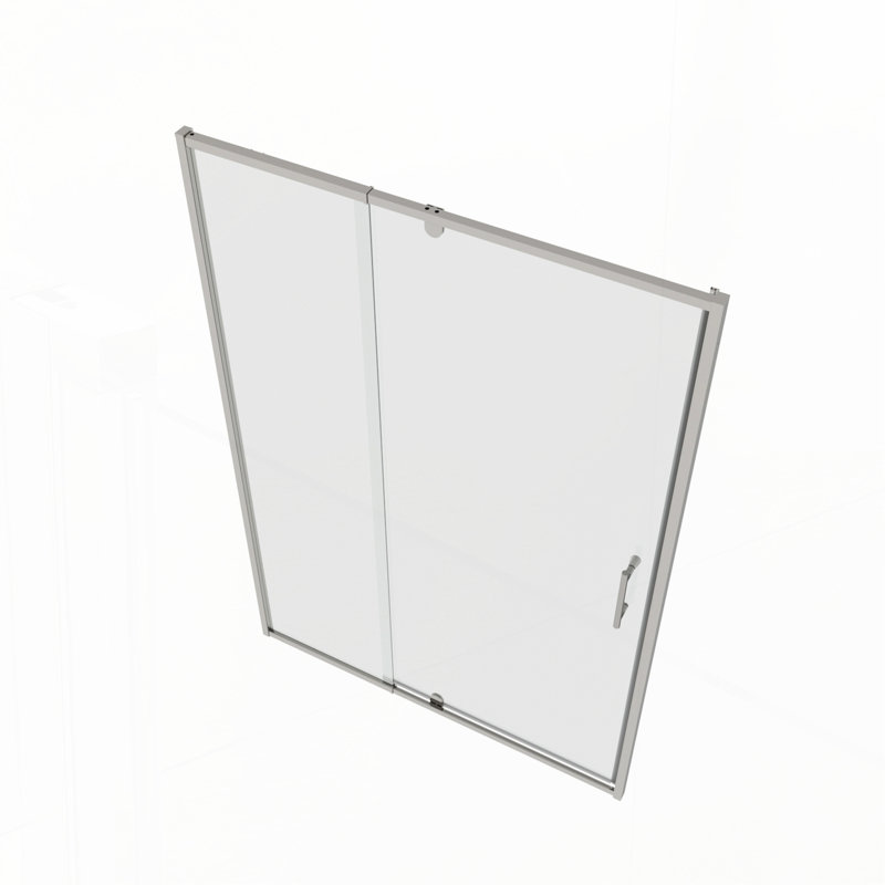 Porte de douche pivotante polyvalente avec fonctions avancées pour une expérience de douche améliorée, Chrome chrome