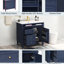 Meuble-lavabo de salle de bain bleu 36 po avec lavabo 36 po, 2 tiroirs et système efficace, rangement chic et élégant, attrait élégant-106997293