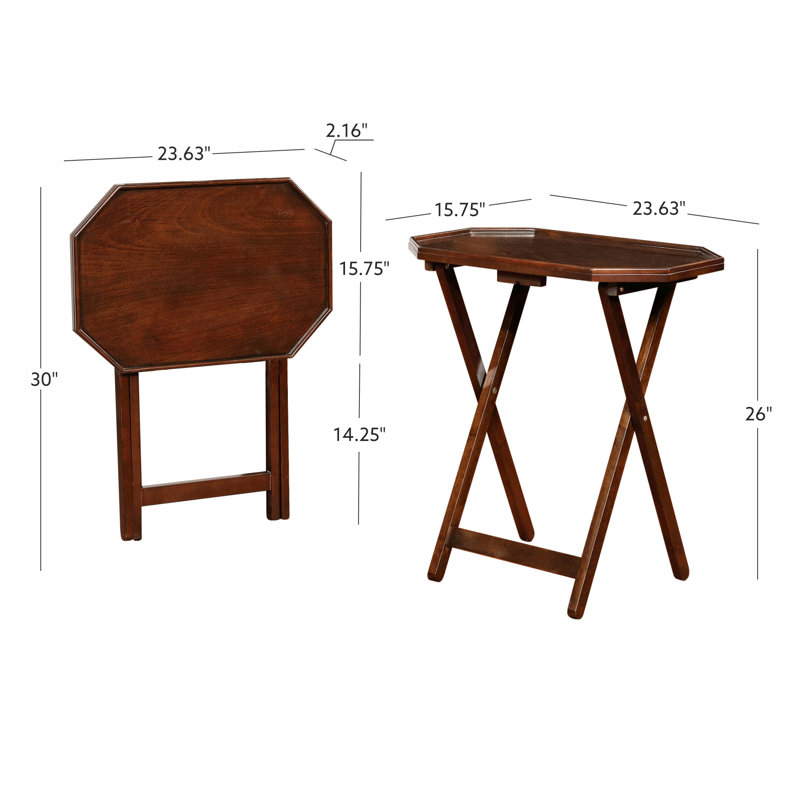 Ensemble de tables-plateaux Bartelso