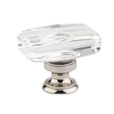 Windsor Crystal Rectangle Knob