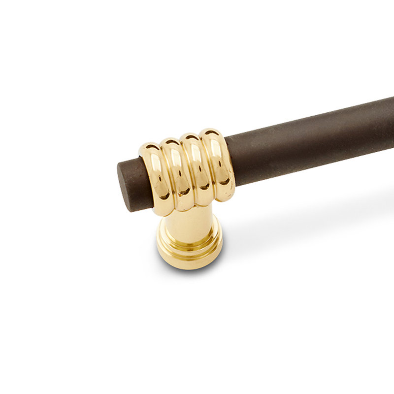 CP Series 3" Center to Center Bar Pull, 3", Oil Rubbed Bronze / Polished Brass