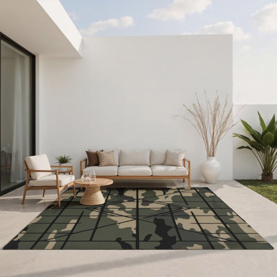 Tapis intérieur et extérieur Grid Horizon