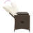 Vidaxl Reclining Garden Sofa Brown-116119958-116119959
