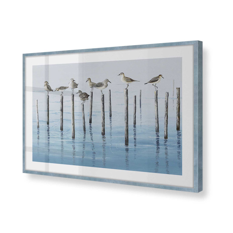 «Noonday Escapade» encadré sur papier par Max Maxx Print, Ciel électrique, H 17 po x l 21 po x P 1,375 po