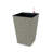 Self-Watering Square Planter Pair - Gray Indoor & Outdoor And Frost Protected Stylish Practical 2 Planters Handcrafted Indoor/Outdoor Stabilized Attractive Build-121318687