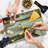 Ambesonne Beige Cutting Board Large Size Wild Leopard Beige and Brown