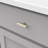 Bar Pulls Collection T-Knob - 2-3/8" x 1/2 " Cabinet Knob Champagne Bronze - Contemporary, Minimalist Hardware for Drawers & Cabinets-116353795