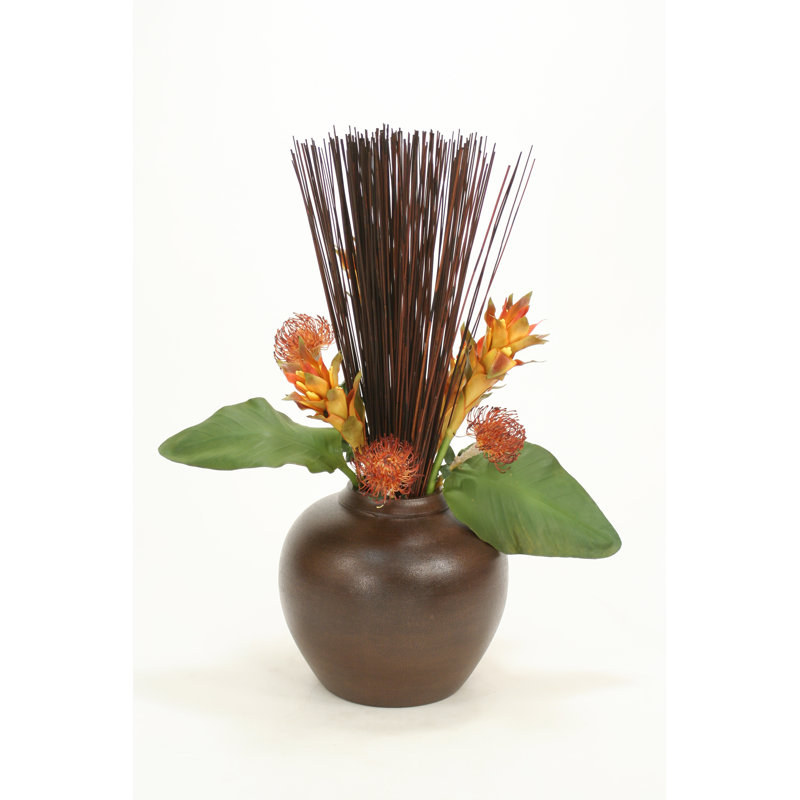 Silk Arrangement in Vase
