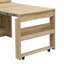 Buffet compact avec huche et table de salle à manger pliable 33,5 x 15,7 x 69 pouces-123954288