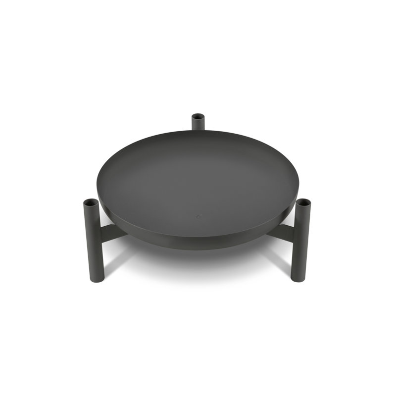 Etna Steel Wood Burning Outdoor Fire Pit, 24cm H x 55cm W x 55cm D