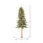 5' H Lighted Artificial Pine Christmas Tree