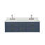 Meuble-lavabo double 60 po X P 22 po D, plateau en marbre de culture et ensemble de robinet pour la maison-1320363766-1320363767-1320363769
