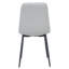 Chaise d'appoint rembourrée Shirley en gris clair