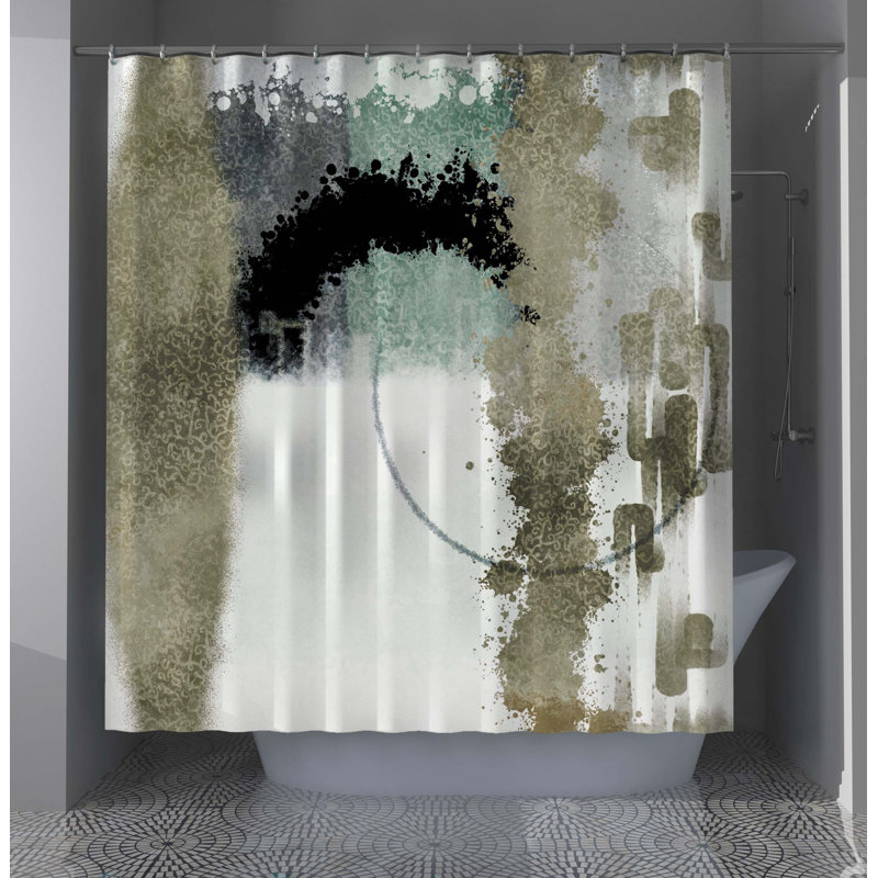 Abstract Shower Curtain