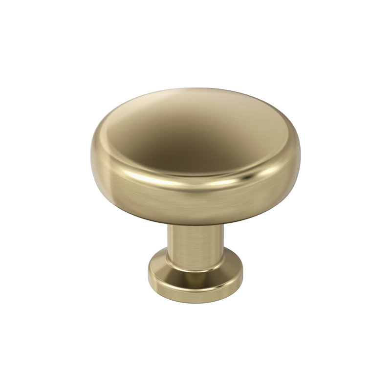 Bouton rond de 1 1/4 po de diamètre Factor, Champagne doré