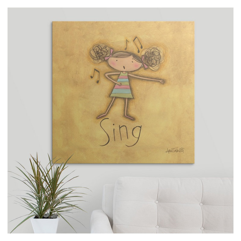 «Sing» Shavano, reproduction d'art, H 35 po x l 35 po x P 1,5 po, Toile