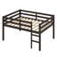 Wood Loft Bed With Ladder-2062081788