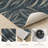 Palm Leaf Non-Slip Washable Kitchen Mats