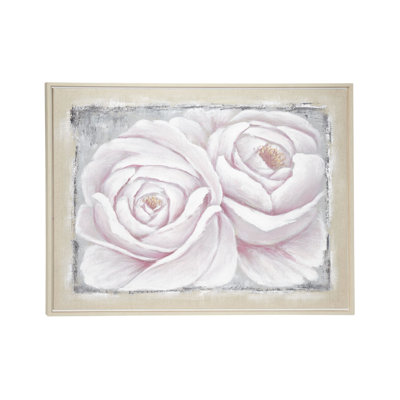 Peinture encadrée roses