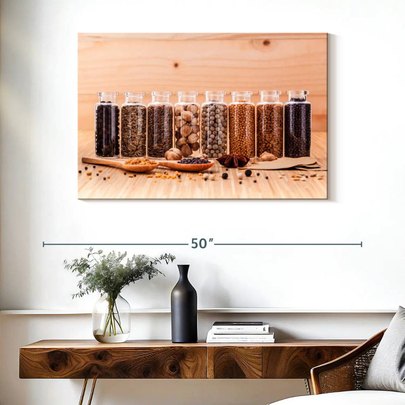 Yarlin Spice Jars, 26" H x 39" W
