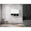 Armoire murale de salle de bain, 12 po, 3 portes à fermeture douce, blanc, 3 portes à la mode, design moderne et gracieux