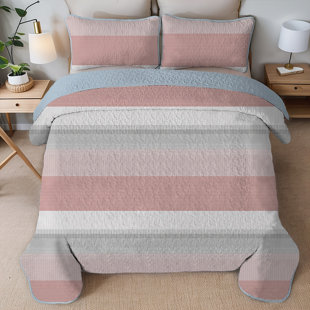 3 Pieces Full/queen/king Quilt Set Classical Quilt Cover Set-soft Bedspread Bedding Coverlet Set For All Seasons, Luxury Thin Comforter, Warm Quilted Blanket With Pillow Shams, 2 Pieces Twin Quilt Set