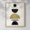 Modern Stack Framed Print - Solid Wood
