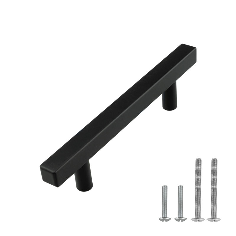 3 3/4" Center to Center Bar Pull, Matte Black