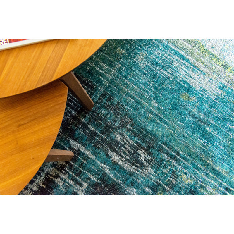 Abstract Recycled P.E.T Area Rug, Round 140cm