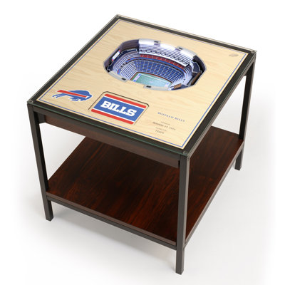 Husik NFL 25-Layer StadiumViews Lighted End Table