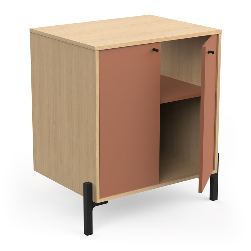 Azelle Wall Mounted Required Under Sink Cabinet, Apricot