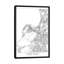 « cape town minimal urban blueprint map », impression sur toile-33082143-72236034-72236040