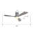 52 Inch Ceiling Fan With Lights 3 Solid Wood Fan Blade Noiseless Reversible Motor Remote Control With Light