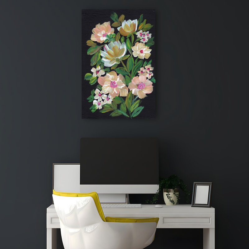 Art floral élégant, abstrait et moderne