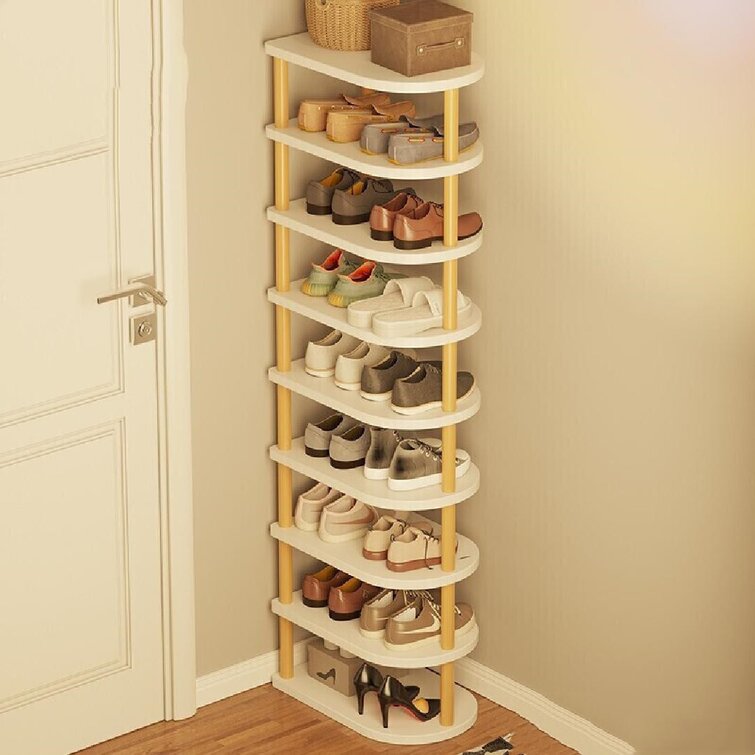 18 Pair Solid Wood Shoe Rack  Small shoe cabinet, Shoe rack, Shoe storage  cabinet