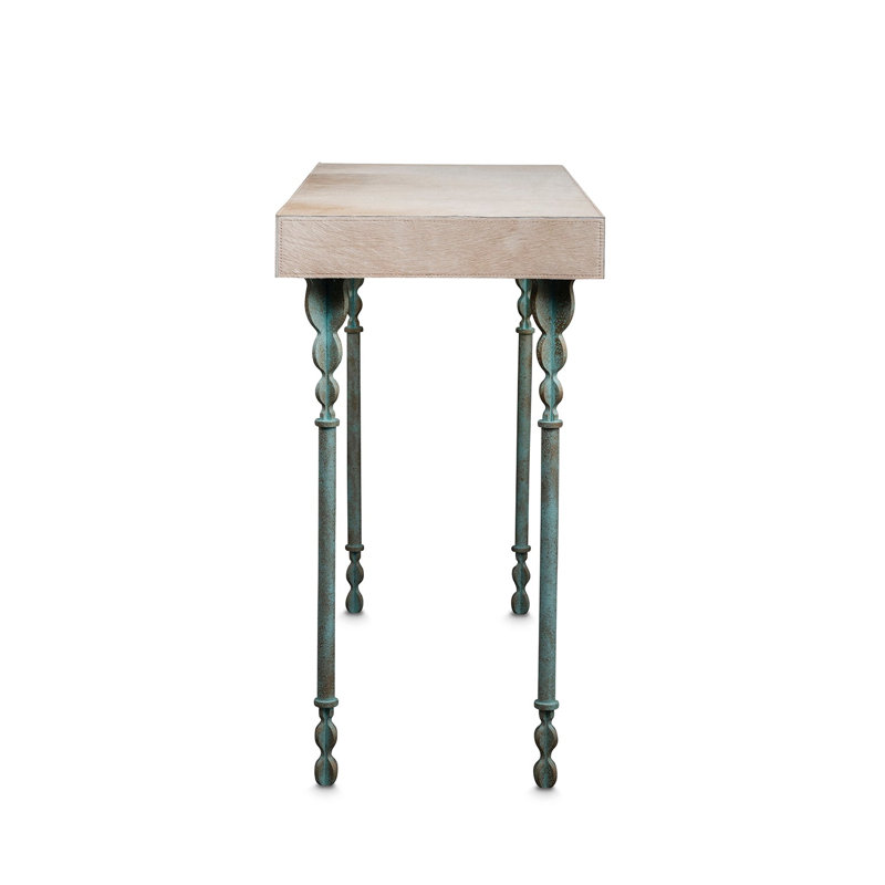 Nguni Console Table, 31.5" H x 48" W x 18" W, Oxidized