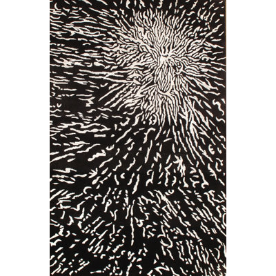Tibetan Hand Woven Wool Abstract Area Rug