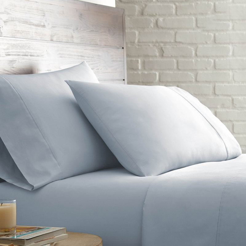 Southshore Fine Linens Sweetbrier Extra Deep Pocket Sheet Set, 100% Cotton 300 Thread Count Sateen Bedding, 1 Pillowcase, 22-Inch Deep Pocket, Twin