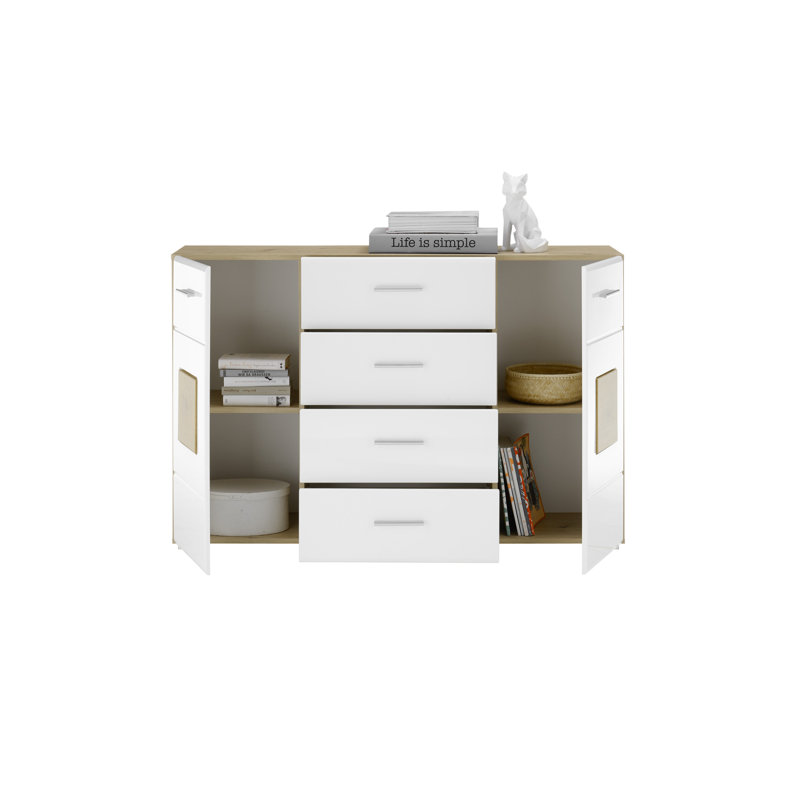 Feena 140cm Sideboard, White