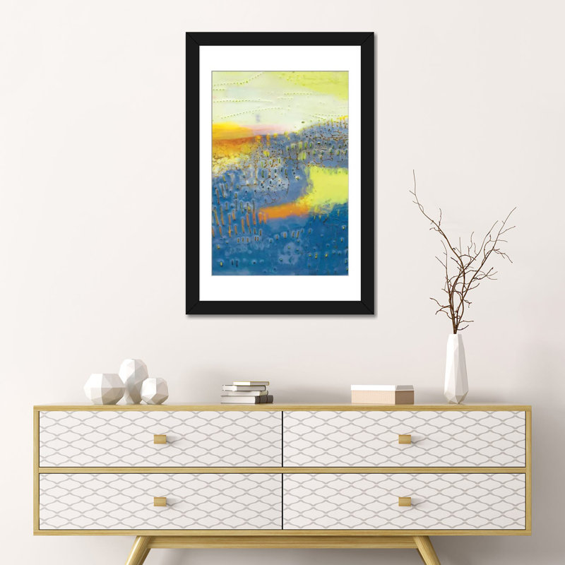 Concord II - Wrapper, impression sur toile, Papier d'art encadré noir, Blanc, H 24 po x l 16 po x P 1 po
