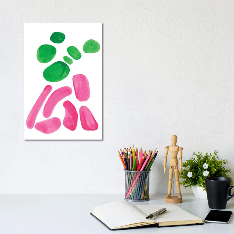 Spring Pebbles by EnShape - Wrapped Canvas Print, 20.32 cm H x 30.48 cm W