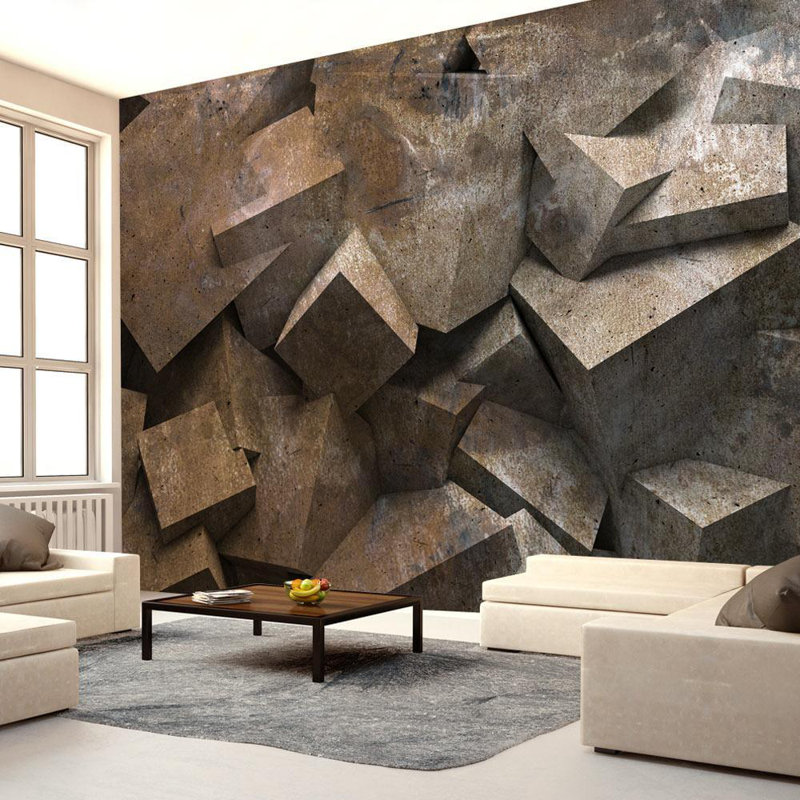 Forbach Non-Pasted Wall Mural, 27" L x 39" W, Brown