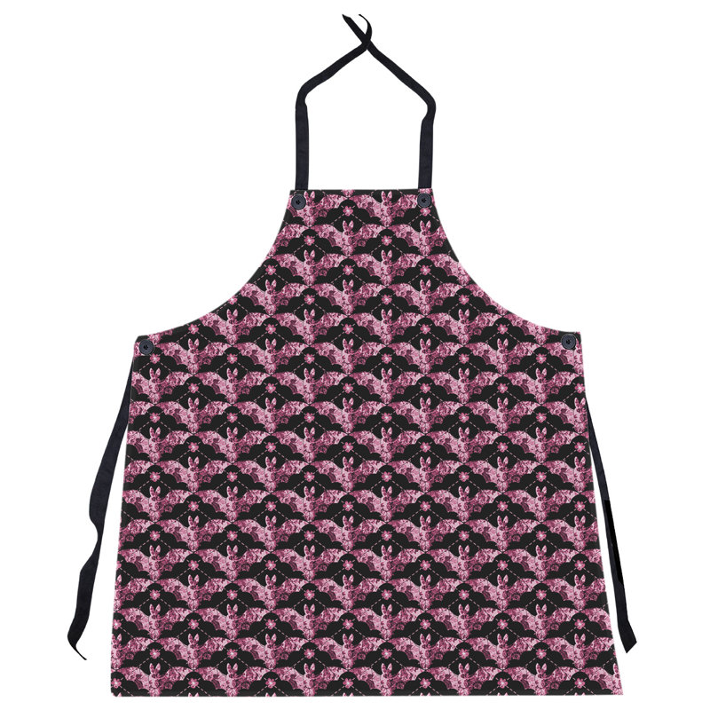 Tablier de batte floral, Rose