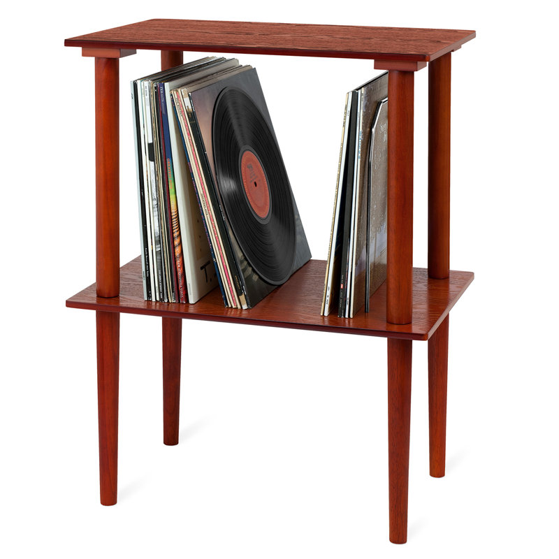 27'' H Media Shelves, Mahogany