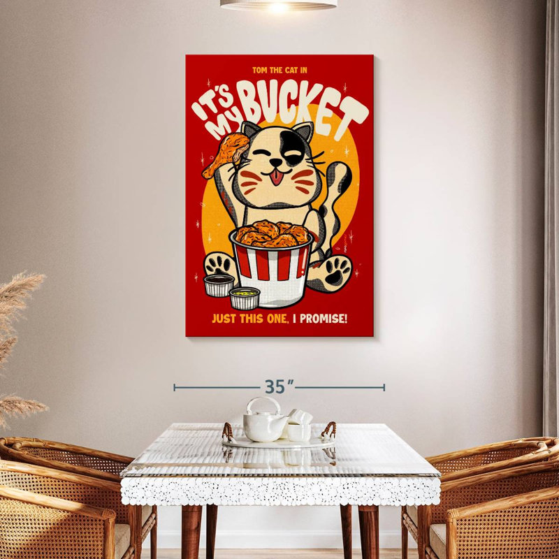Yarlin It's My Bucket, 48" H x 32" W