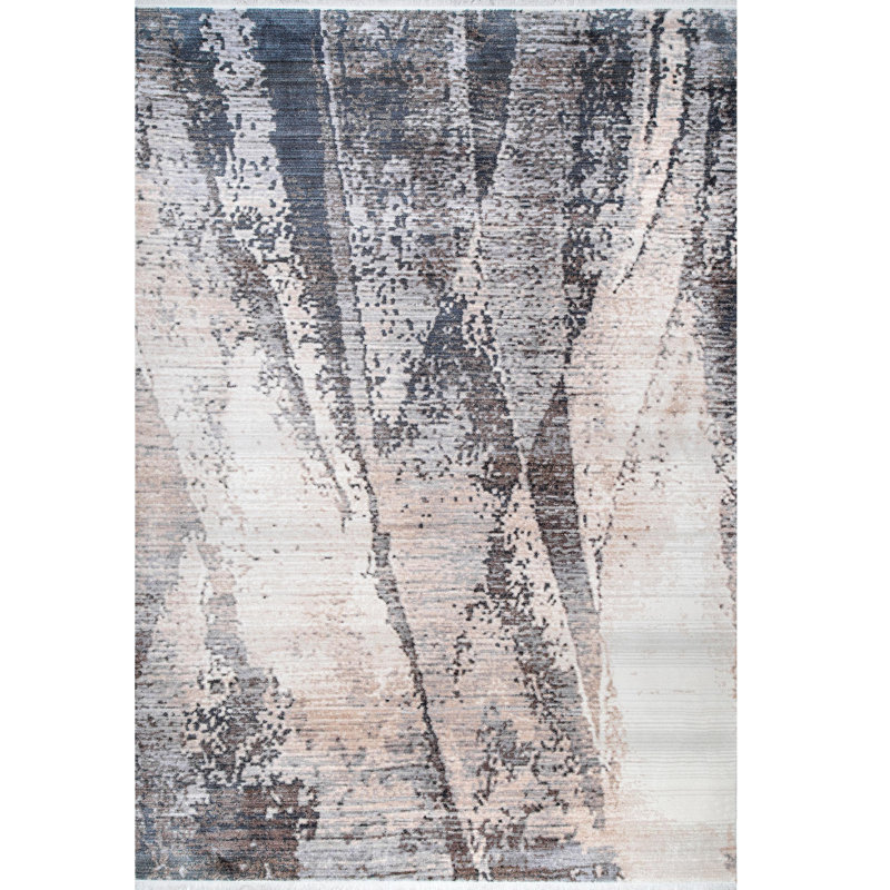 Abstract Indoor Rug, Rectangle 5' x 7'9"