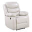 Fauteuil inclinable électrique noir avec accoudoirs coussinés-1551630978
