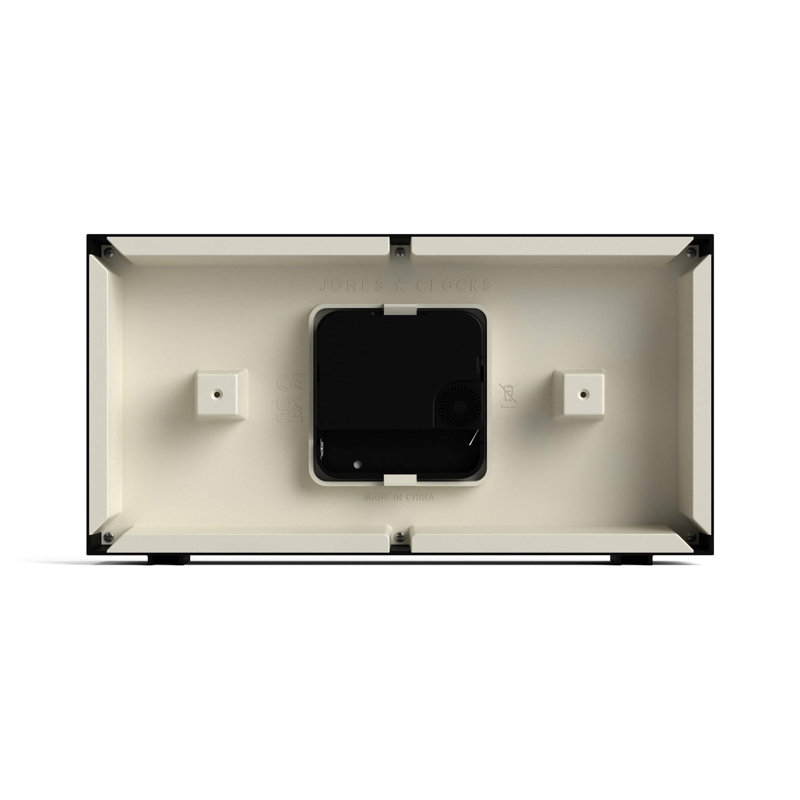 Quartz movement / Crystal Tabletop Clock, Black