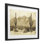 Desert Landscape Vintage Sepia Framed Print Under Glass, design by Petal Prints Design